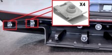 4 Rear Spoiler U-nuts For All 2024 Up Ford Mustang Dark Horse Fastback Conv Etc 4 Rear Spoiler U-nuts For All 2024 Up Ford Mustang Dark Horse Fastback Conv Etc