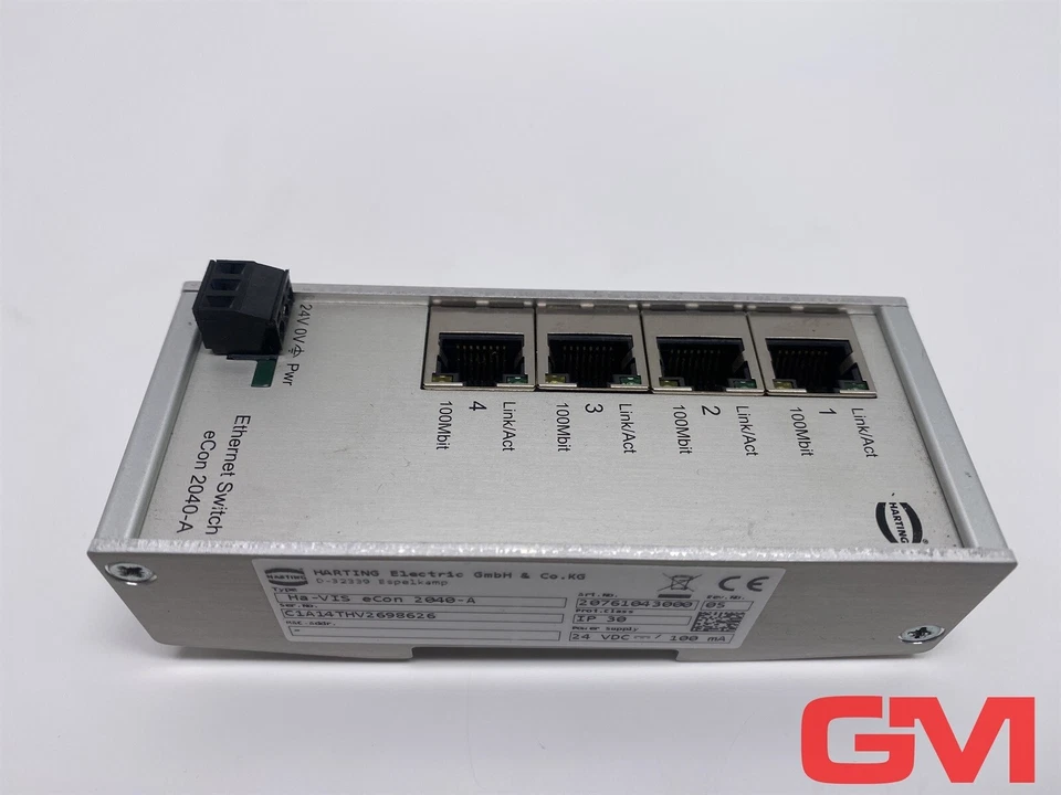 Harting Unmanaged Ethernet Switch Ha-VIS eCon 2040-A ethernet switch 20761043000 - Bild 3 von 4