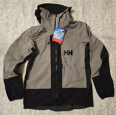 Men's Helly Hansen Odin Bc Softshell Jacket Concrete Small