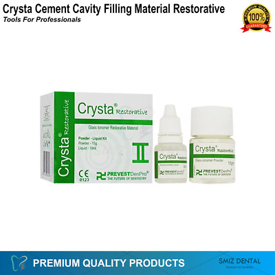 Crysta  Strong Teeth Zahnreparatur Fix Permanent Zahnzement Hohlraumfüllung Set
