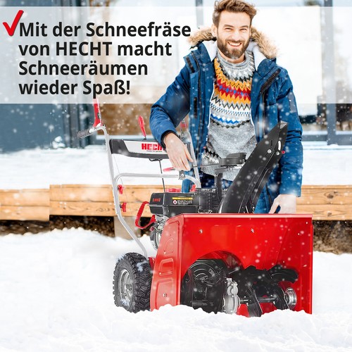 Schneefräse Benzin mit Antrieb 5,5 PS 61 cm Arbeitsbreite Schnee Schieber Räumer - Bild 10 von 10