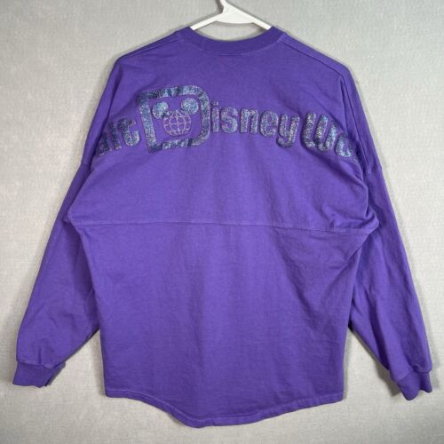 Disney Parks Walt Disney World T-Shirt Damen XS lila langärmelige Baumwolle