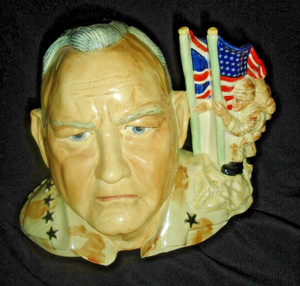 Kevin Francis General Norman H. Schwarzkopf Ltd Ed 18/1000 Character Mug MINT 😃