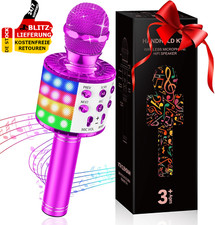 LED Spielzeug Geschenk Ab 3 4 5+ Jahre Karaok...