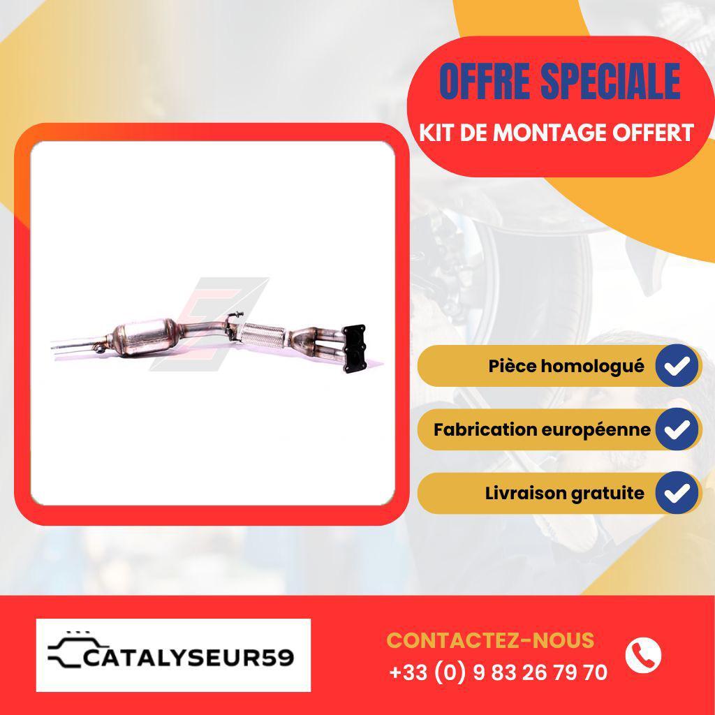 Catalyseur VW Touran 1.6i 8V essence 1595cc 75kw 102cv code moteur BGU