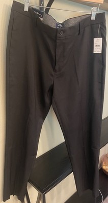 Ben Sherman Pants Mens 34x30 Black Slim Fit Stretch Performance Trousers Slacks