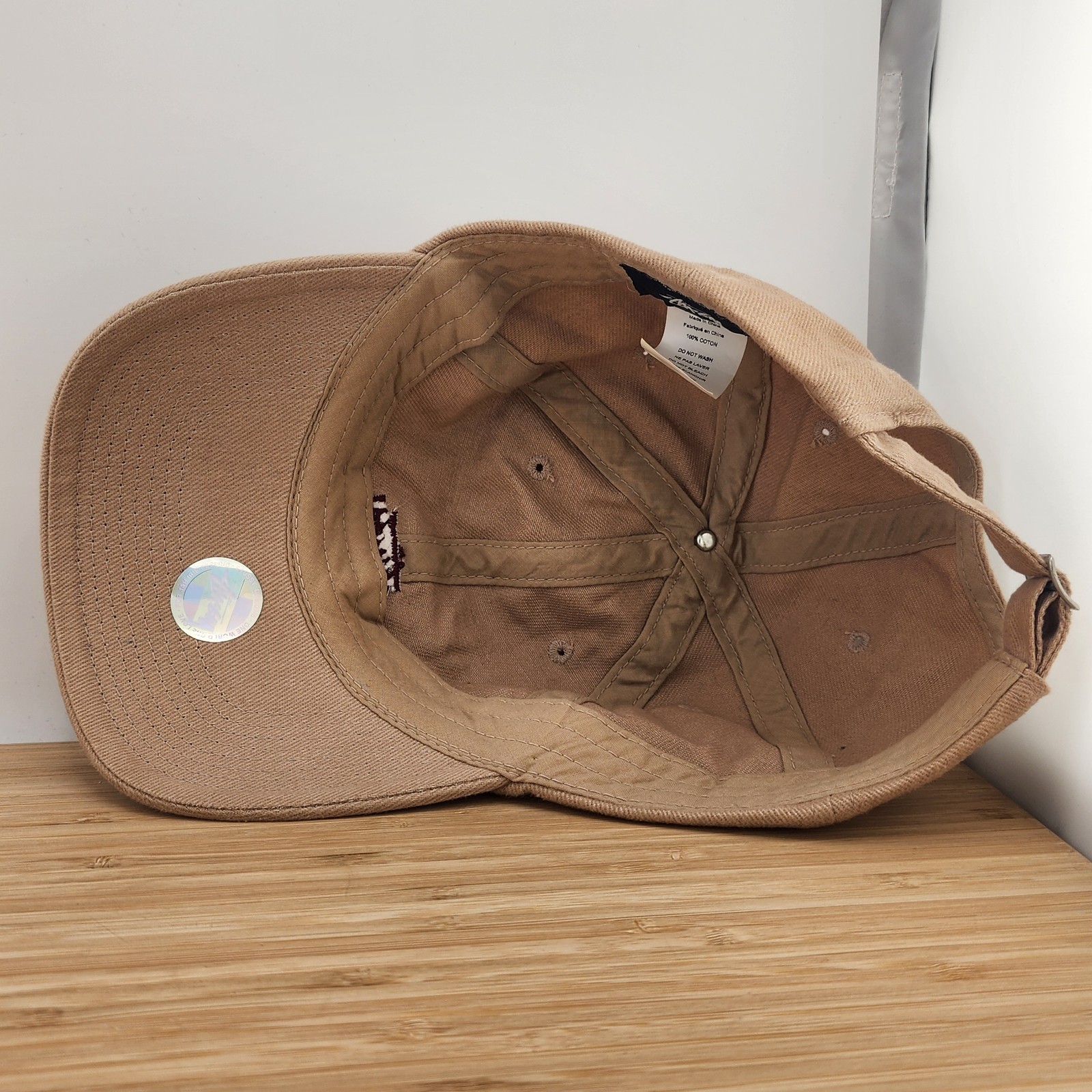 Stussy Hat, Tan Cap, Basic Script Low Pro, Unstru… - image 6