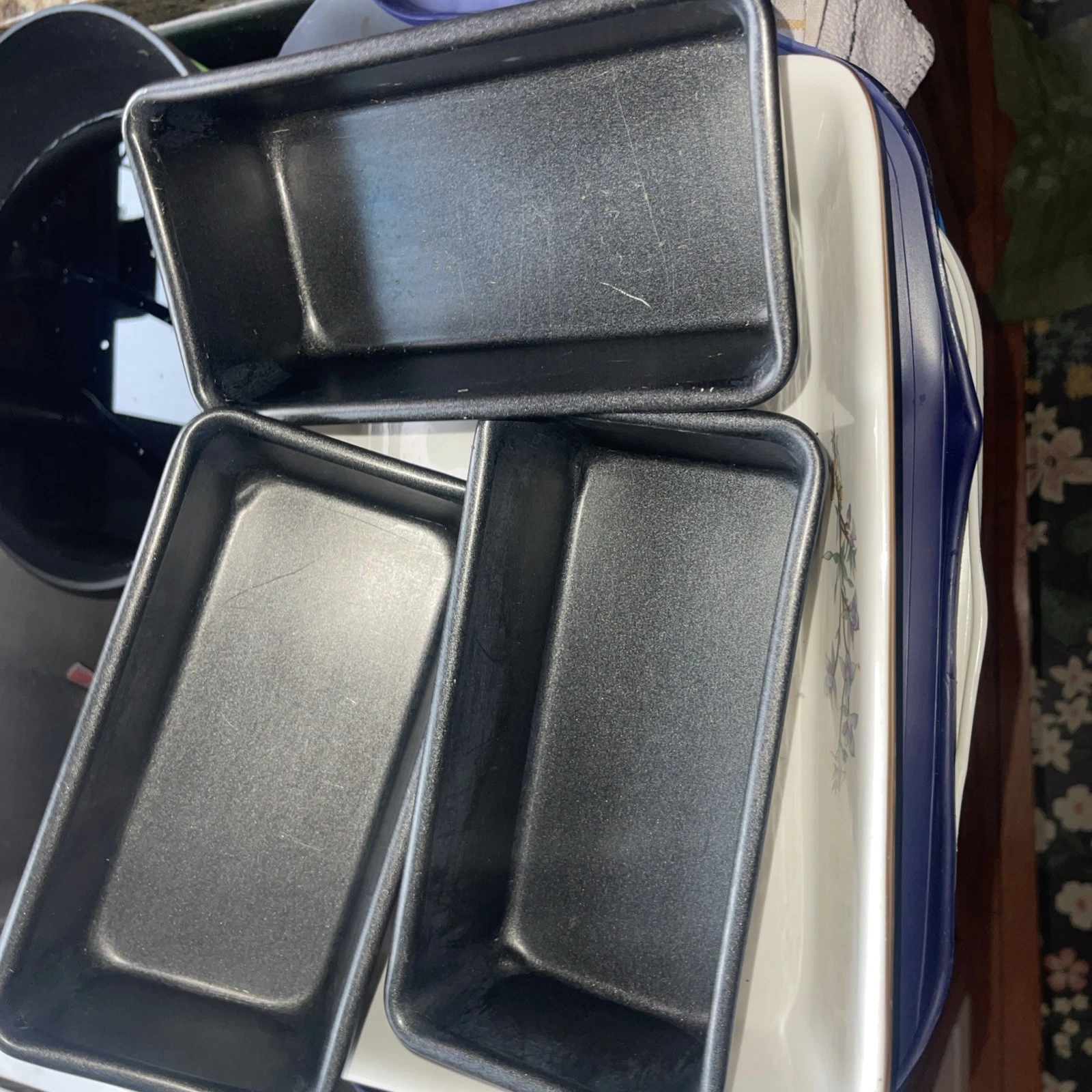 Manitowoc WI Loaf Pan Set of 3 Metal 8x4”