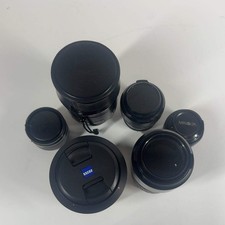 LOT OF 6 CAMERA LENSES SONY/MINOLTA