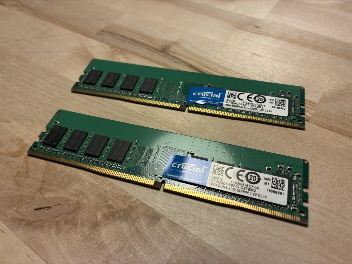 Crucial DDR4 SDRAM 8 GB Total Capacity Memory (RAM) for sale | eBay