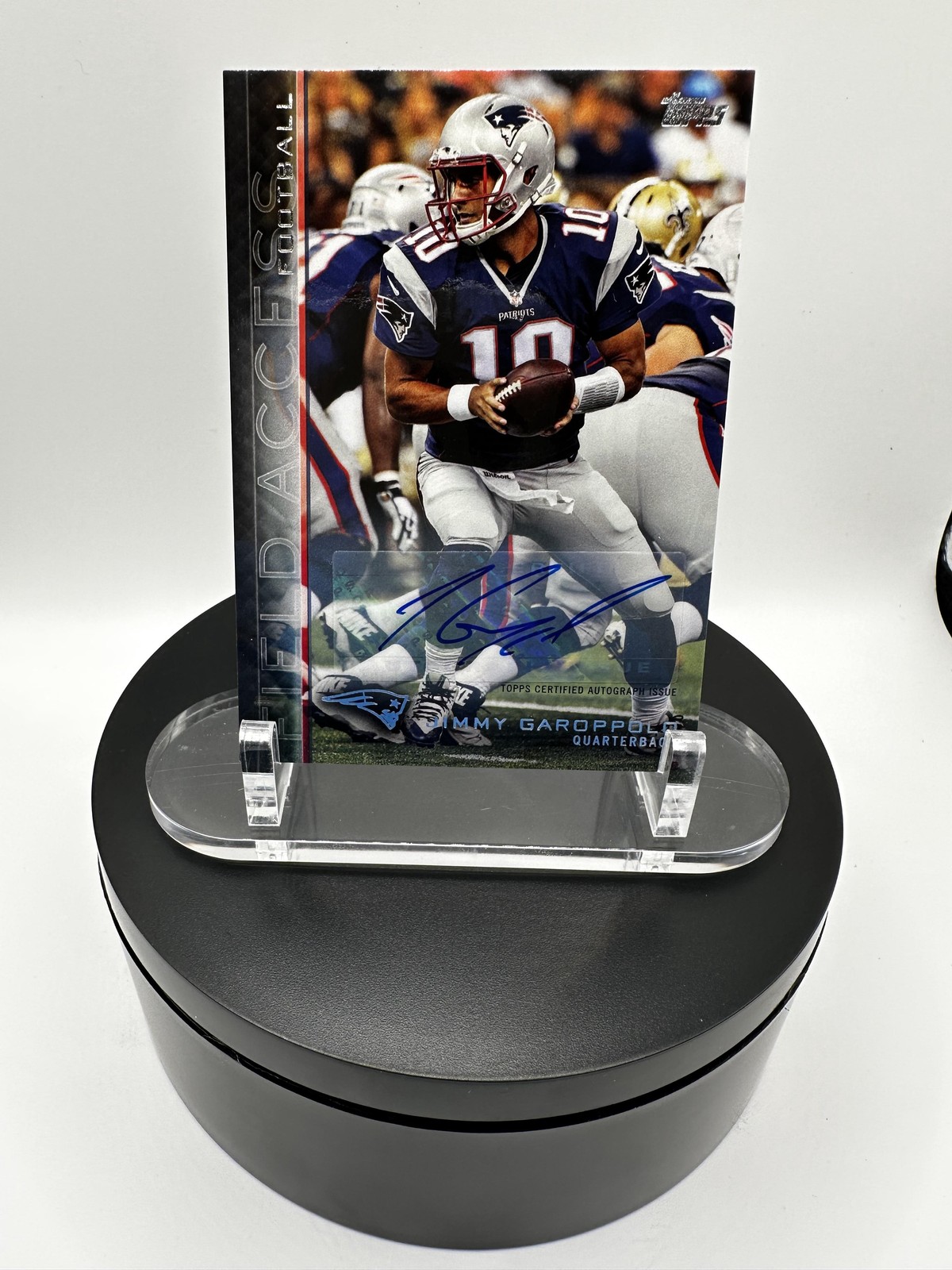 2015 Topps Field Access #182 Jimmy Garoppolo Autograph