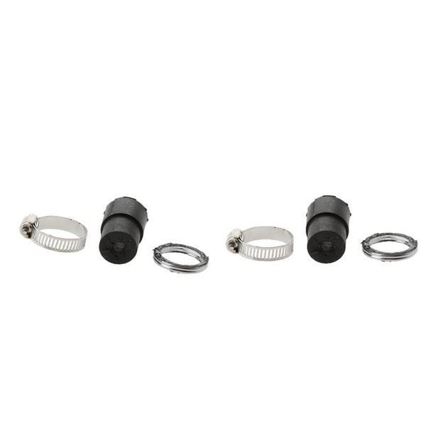 2Er Set Auspuff KrüMmer Dichtung Gummidichtung FüR Motorrad Roller-image
