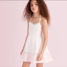 LoveShackFancy x Target Annabelle Ditsy Floral Halter Dress Light Pink. Size 7