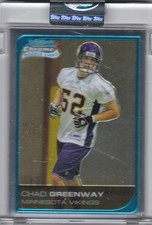 2006 Bowman Chrome Uncirculated Rookies #243 Chad Greenway /519 - NM-MT