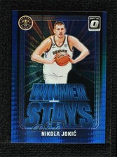 2024 Donruss Optic Winner Stays Blue Hyper Prizm /175 Nikola Jokic Jokić #6 1jy5