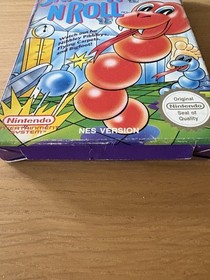 Snake Rattle N Roll NES (PAL UKV) Complete In Box CIB Rare LTD 1990 Nintendo