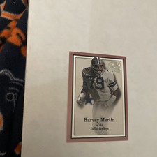 Harvey Martin Dallas Cowboys 2000 Fleer Greats of the Game Card