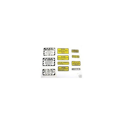 11 Piece Miscellaneous Decal Set Fits International Replaces DEC416-STR