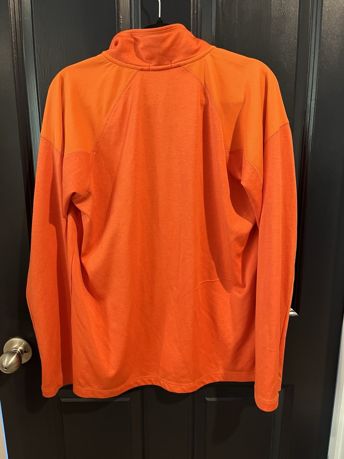 Clemson Tigers, Champion  Men's L  1/4 Zip Mock Neck Long Sleeve Pullover Top image 2