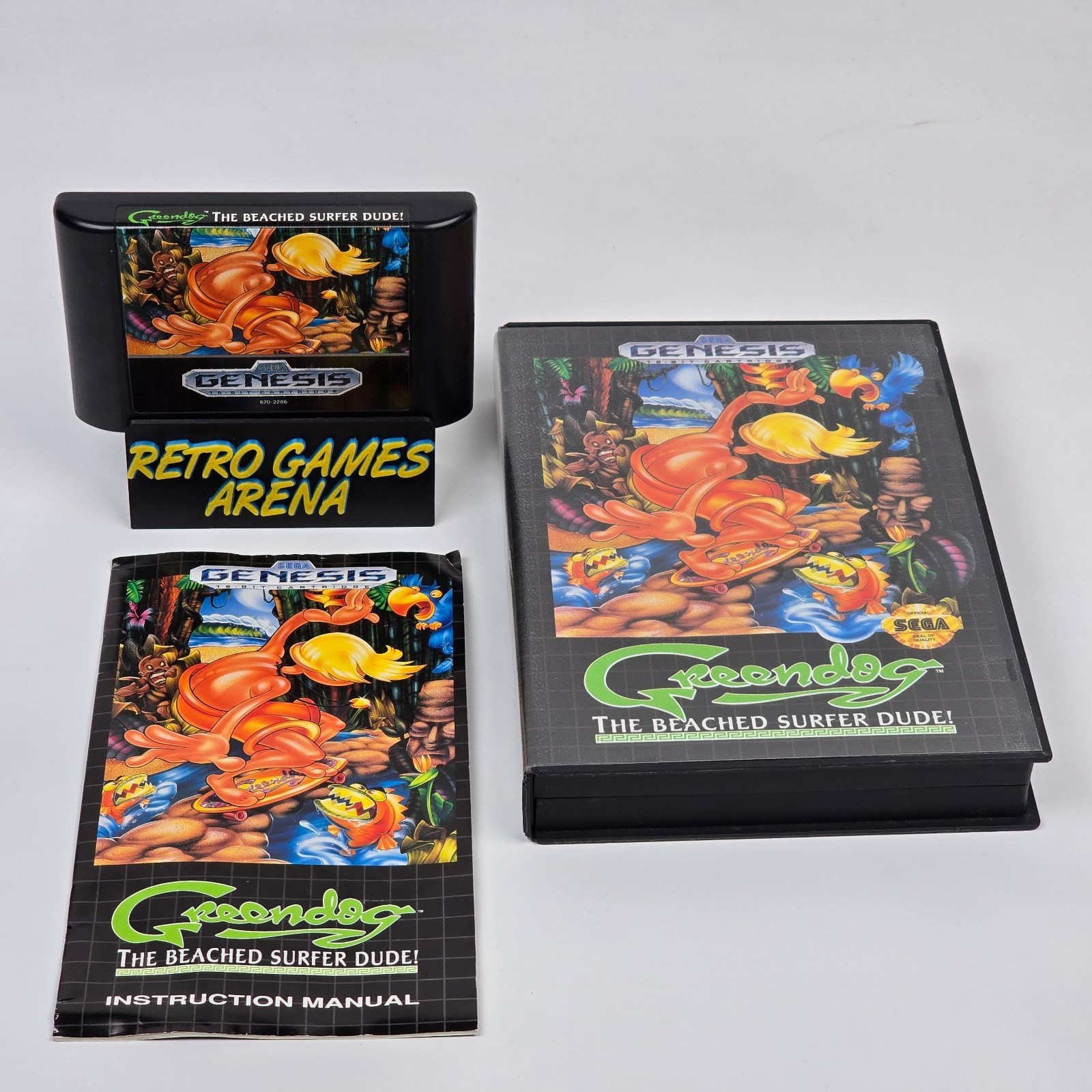 Greendog: The Beached Surfer Dude! (Sega Genesis) CIB COMPLETE