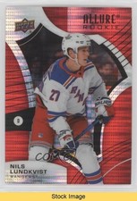 2021-22 Upper Deck Allure Rookies Red Rainbow Nils Lundkvist #106 READ kr0