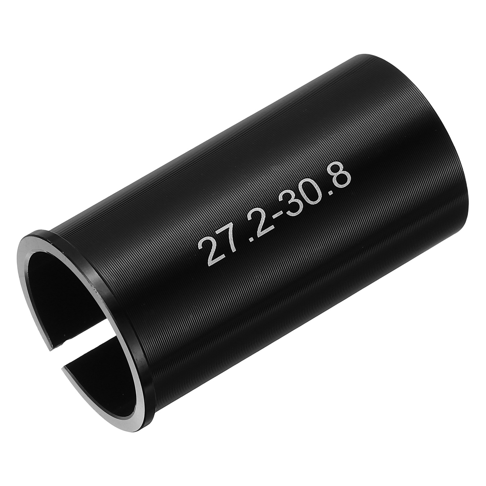 Bicycle Seat Post Adapter Shim 27.2 to 30.8 mm & Alloy & Bla