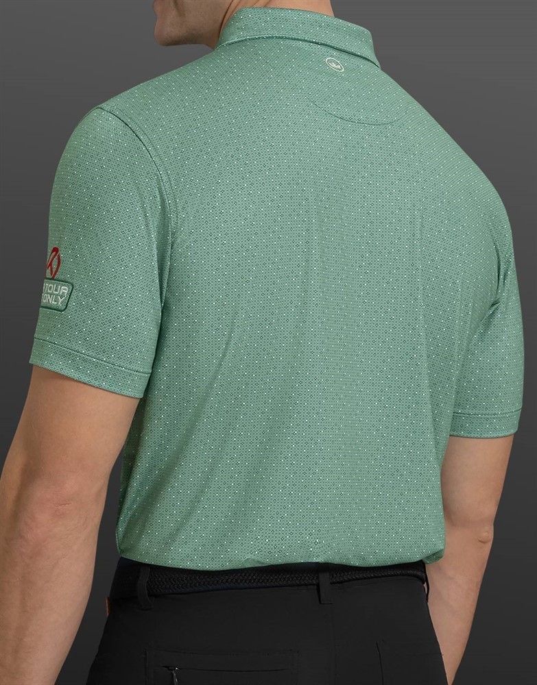 Scotty Cameron Bulldog Green Geo Print Polo Masters Release Clover