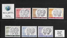 WC1_18574. BELGIUM. 1961 PRO CULTURAL ORGANIZATIONS set. Sc. B684-B689. MNH
