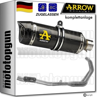 ARROW KOMPLETTANLAGE OP THUNDER CARBON C YAMAHA TRACER 9 GT 2023 23 2024 24