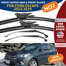 L+R Wiper Arm  28"+28" Front Blade CJ5Z17527C NEW For Ford Escape 2013-2019