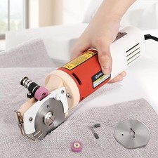 Handheld 65mm Electric Round Cloth Cutter Fabric Cutting Machine