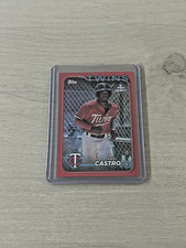 FCL/MIN Twins Prospect Ariel Castro 2024 Topps Pro Debut Red Refractor 05/10