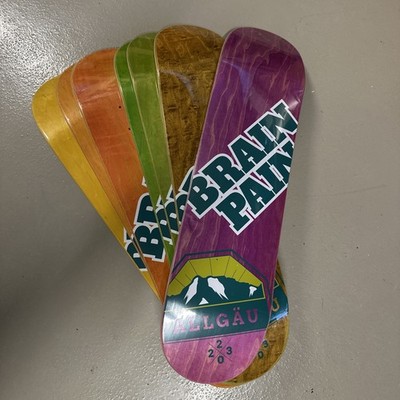 BrainPain Skateboard Deck 8,0 aus dem Real Wood Shop Allgäu Skateshop Histori