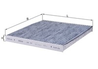 Mahle LAK 157 Filter, Innenraumluft FüR Toyota