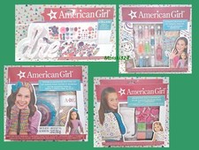 American Girl Craft Kits Collage Knitting Drawstring Bag Beads  Glitter - NEW