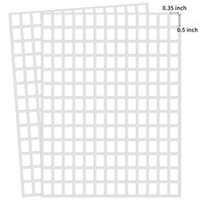 3040 Pcs Matte Small White Labels Stickers Blank Labels Removable Price Tags Lab