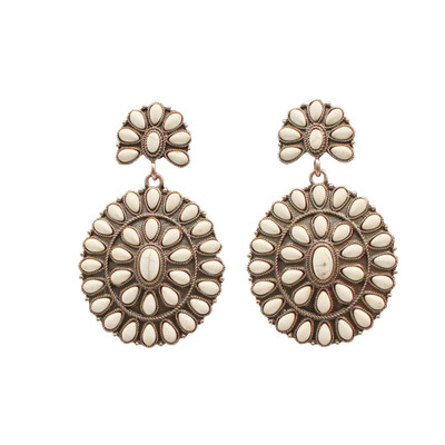 Blazin Roxx Ladies Western Copper Drop Earrings 30968