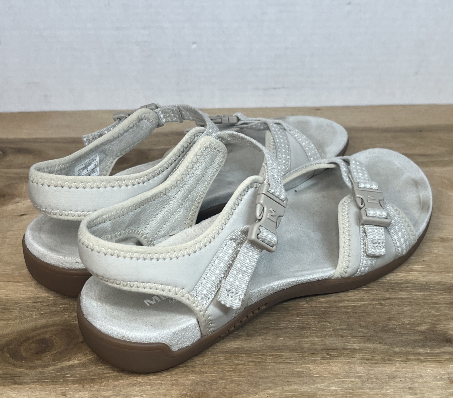 Merrell sandali donna District Muri con cinturino posteriore escursionismo atletico grigio taglia 8