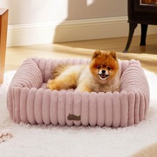 Cute Dog Bed Small Medium Dogs Washable Furry Puppy Beds Rectangle