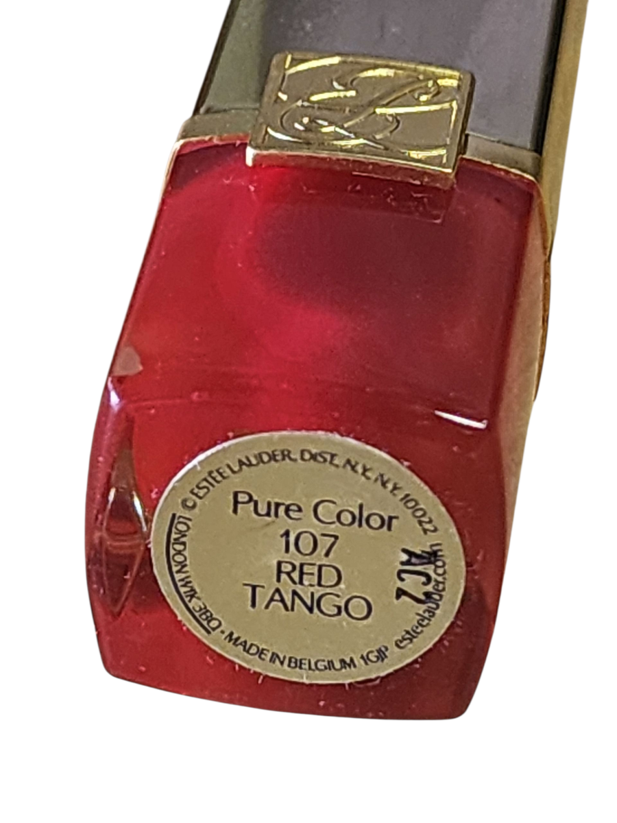 Estee Lauder Pure Color Long Lasting Lipstick 107 Red Tango .13oz