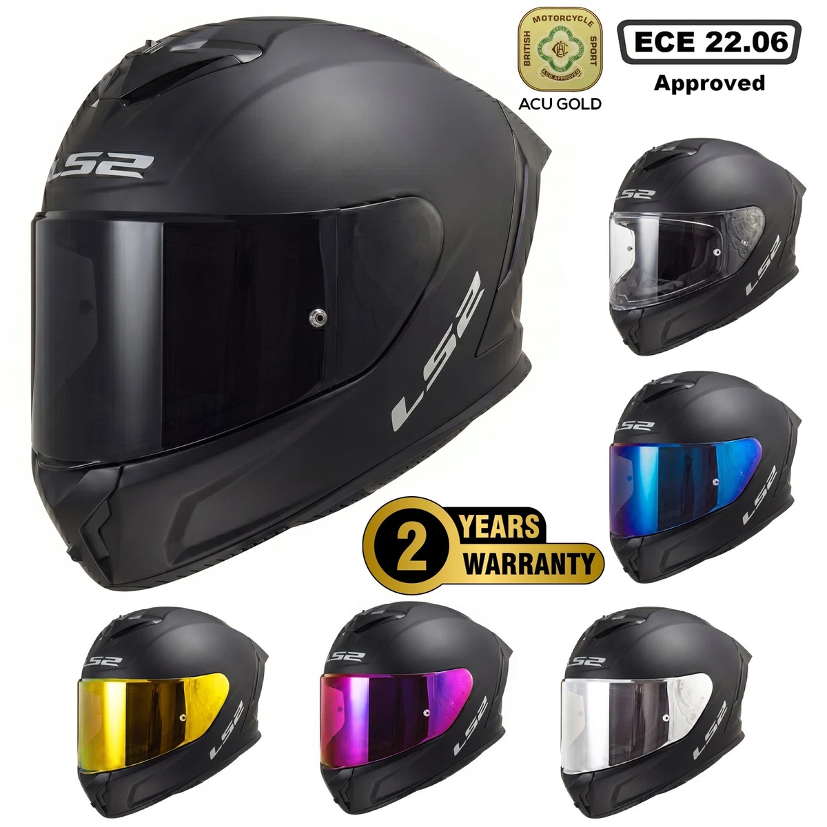 ACU Approved Motorcycle & Motorsports Helmets for sale | eBay UK