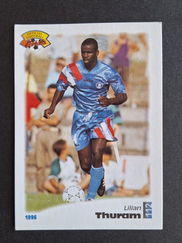 Carte Panini Lilian Thuram AS Monaco - Saison 1996 - Collection UNFP - #112