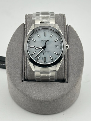 Rado HyperChrome Quartz IceBlue Lacquered Sunray Dial R32280213 Brand New In Box