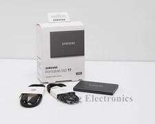 Samsung T7 MU-PC2T0T 2TB USB 3.2 Portable SSD - Titan Grey