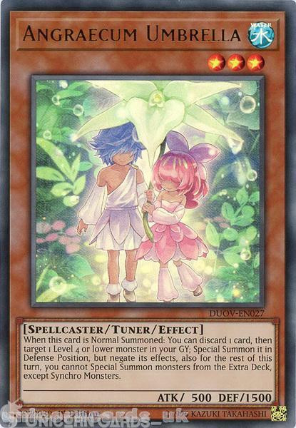 DUOV-EN027 Angraecum Umbrella Ultra Rare 1st Edition Mint YuGiOh Card
