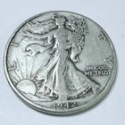 1942 Liberty Walking Silver Half Dollar - 90% Silver - Circulated Us Coin #8250