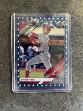 Shohei Ohtani 2019 Donruss #164 SHOWTIME Name Variation Blue Stars NMMT SSP 💎