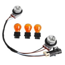 Front Turn Signal Wiring Harness Park Lamp Socket Connector Fit for 2004-2012