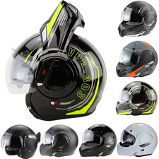 Viper F242 Reverse Motorcycle Flip Front Touring Helmet With Removable Lining