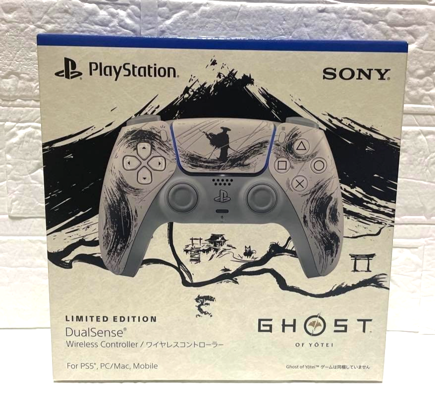 PS5 Ghost of Yotei Dualsense Wireless Controller Black Limited CFI 